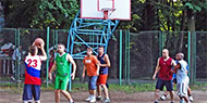 Площадка в парке М.Горького (Открытые баскетбольные площадки)