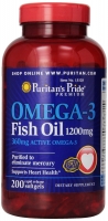 Puritan's Pride Omega 3 1200 mg 200 softgel 120 softgel