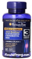 Puritan's Pride Glucosamine Chondroitin with MSM 60 caplets 1 каплета, поштучно