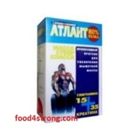  Атлант Протеины 1 кг 80% Атлант + 105г креатин +45г глютамин