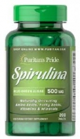 Puritan's Pride Spirulina 500 мг 200 капс
