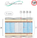 Матрас Даймонд Размер 90*200 см