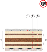 Матрас Пармезан Размер 80*200 см