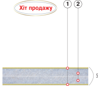 Детский матрас Смайлик Размер 62*125 см