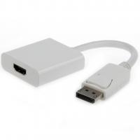 Кабель мультимедийный DisplayPort to HDMI Cablexpert (A-DPM-HDMIF-002-W)