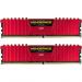 Модуль памяти для компьютера DDR4 8GB (2x4GB) 2400 MHz LPX Red CORSAIR (CMK8GX4M2A2400C16R)