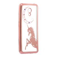 Чехол для телефона Kingxbar Diamond Meizu M5c Unicorn Pink