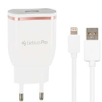 Зарядное устройство Gelius Pro Exelon QC2.0 GP-HC02 1USB 2.1A + Cable iPhone 8 White