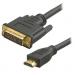 Кабель мультимедийный HDMI to DVI 18+1pin M, 3.0m Cablexpert (CC-HDMI-DVI-10)