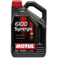 Моторное масло Motul 6100 Synergie SAE 15W50 (5л)