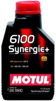 Моторное масло Motul 6100 Synergie+ 5w40 (1л)